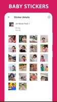 Cute Baby Stickers: Jin Miran تصوير الشاشة 3