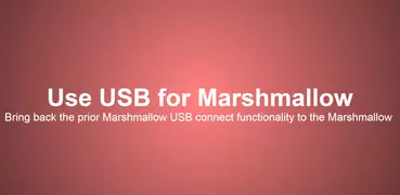 Use USB for Marshmallow