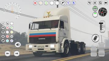 Russian Kamaz Truck Driver 4x4-poster