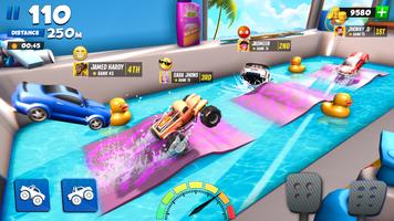 Race Car Driving Crash game imagem de tela 3