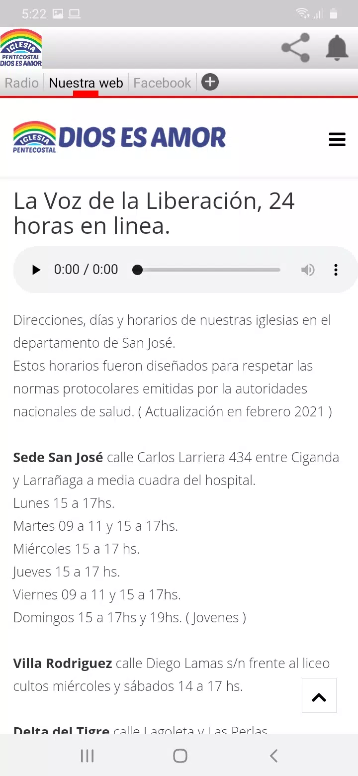 Radio Dios es Amor - San José, Uruguay. APK للاندرويد تنزيل
