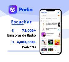 Podcasts App+Escuchar Radio FM Poster