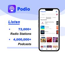 Podcasts Player, Play Radio FM পোস্টার