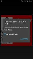 Radio La Zona Este 95.7 FM Plakat