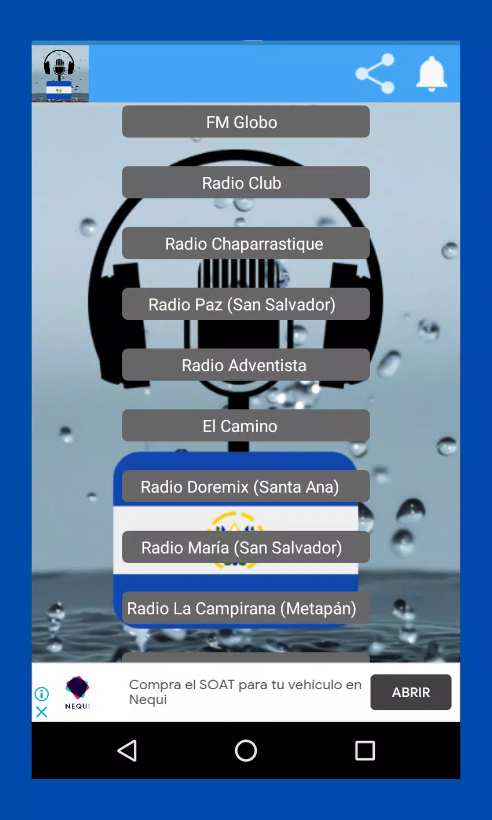 Descarga de APK de Radio La Chevere El Salvador 100.9 para Android