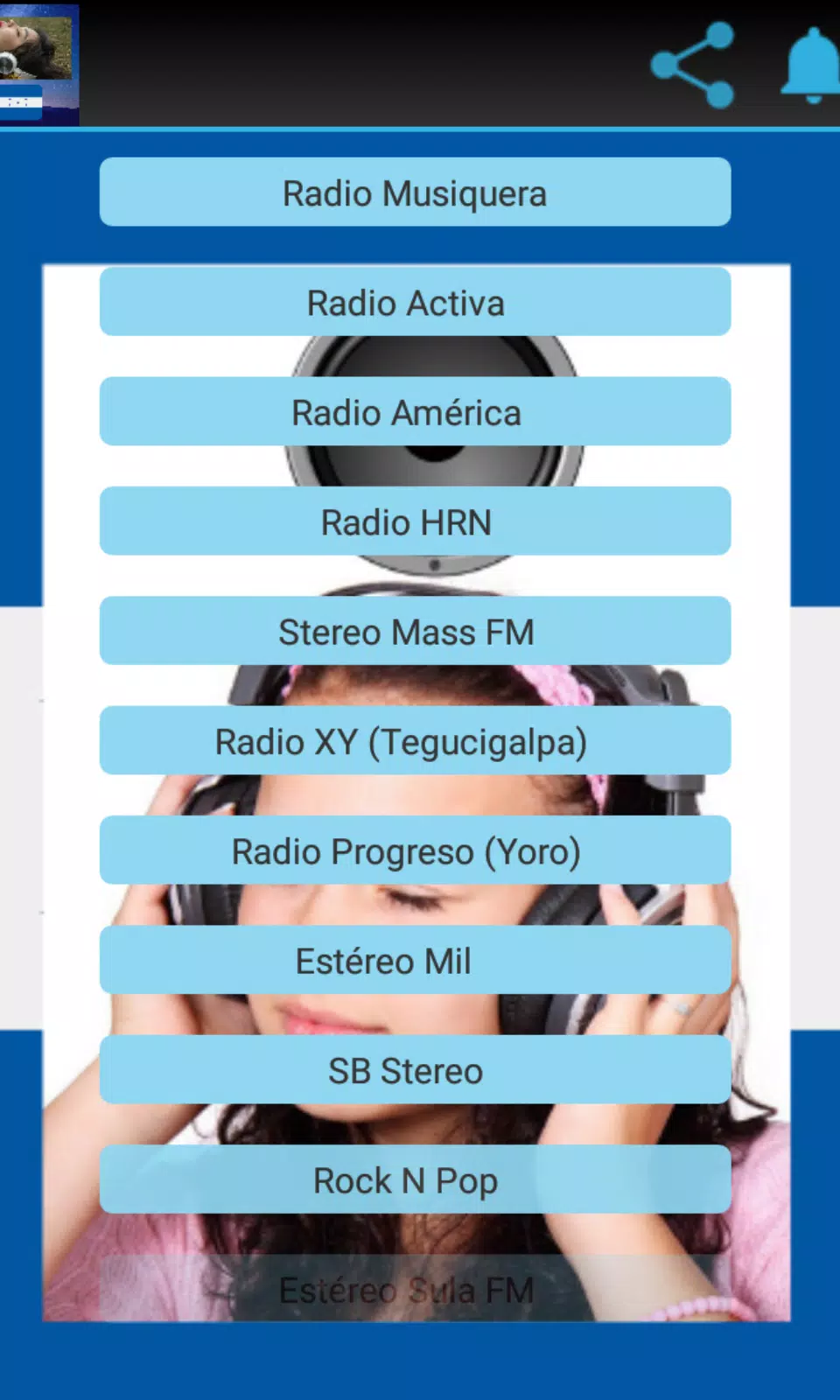 Descarga de APK de Radio musiquera de Honduras gratis para Android