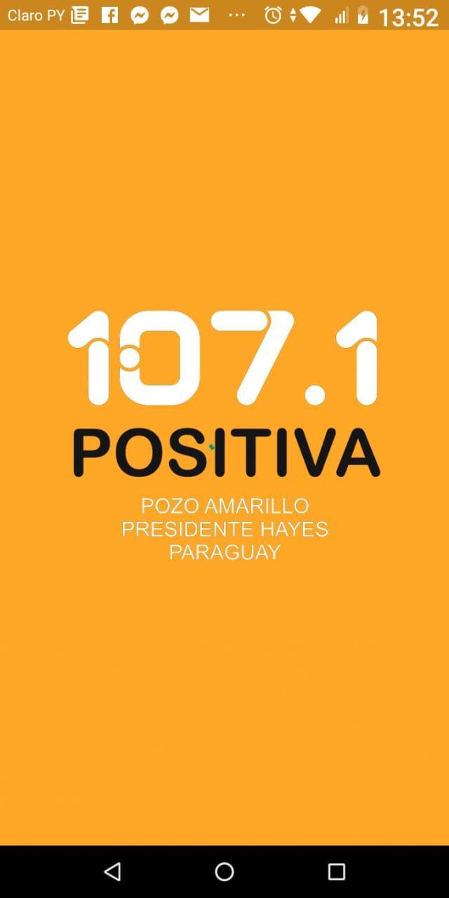 FM 107.1 POSITIVA ( Pozo Amarillo - Ptte. Hayes ) Poster