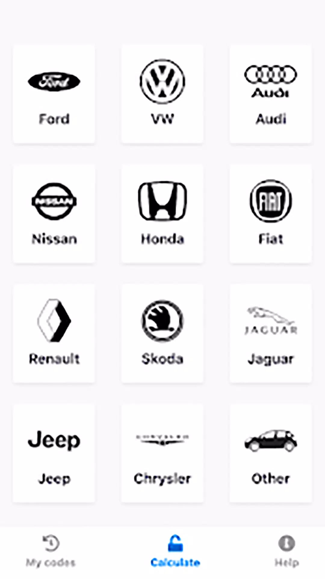 Radio Code ALL Generator - Ford VW Renault Honda APK for Android Download