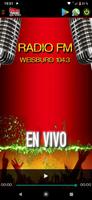 RADIO FM WEISBURD 104.3 الملصق