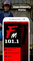 101.1 FM Radio Online Affiche