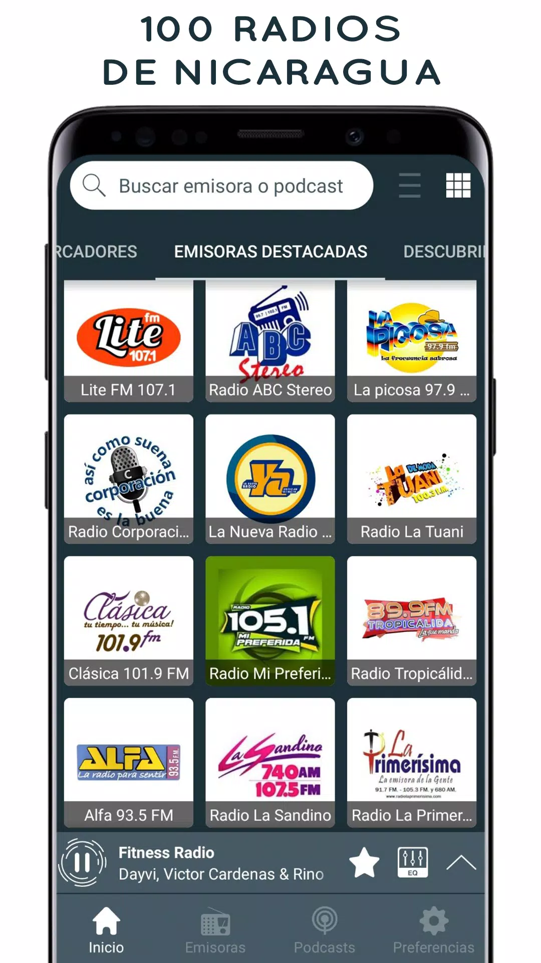 Descarga de APK de Radios de Nicaragua en vivo para Android