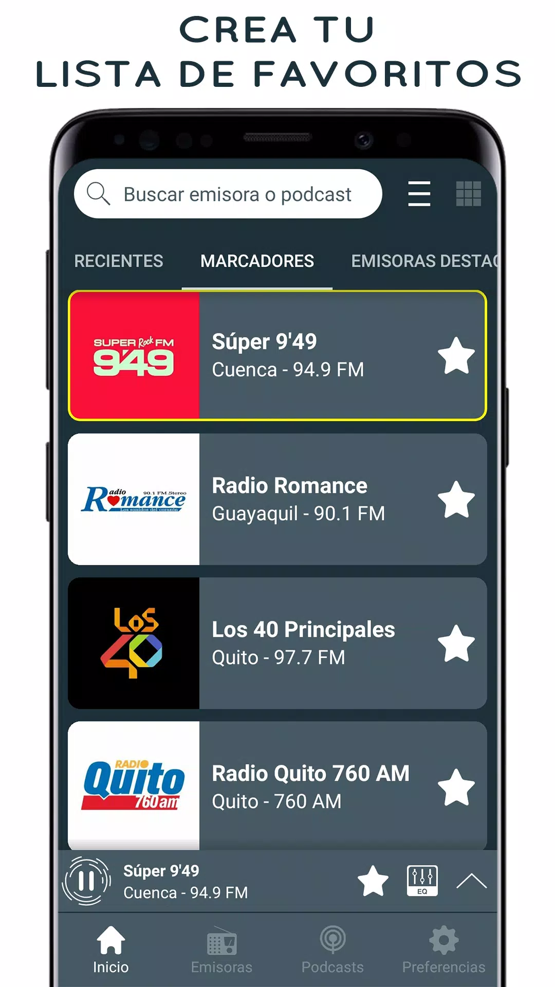 Descarga de APK de Radio Ecuador FM y Online para Android