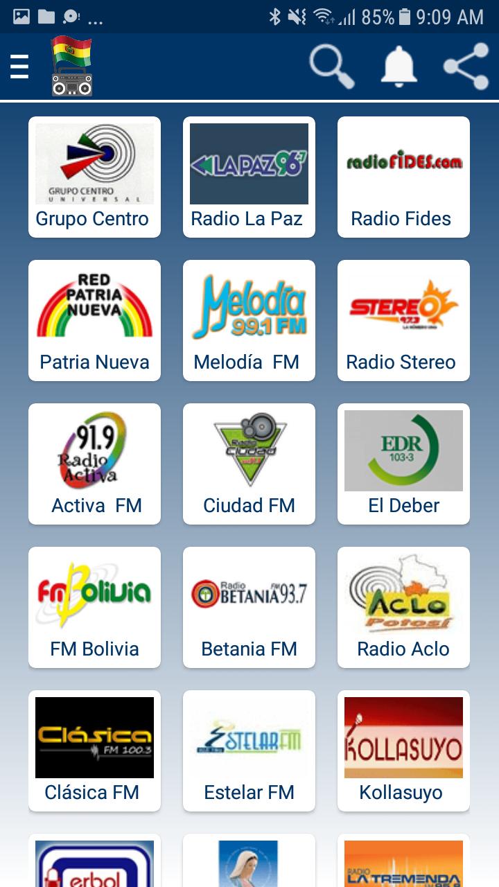 Radios de Bolivia en vivo GRATIS APK للاندرويد تنزيل