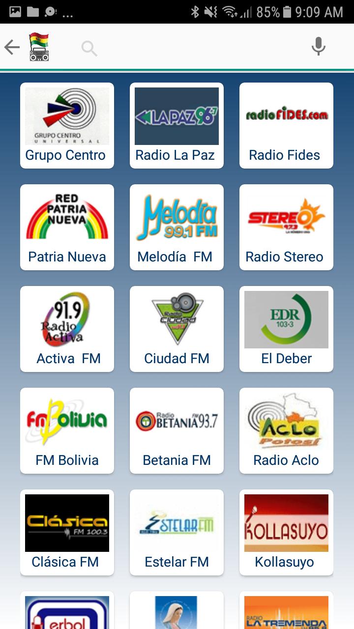 Radios de Bolivia en vivo GRATIS pour Android - Téléchargez l'APK