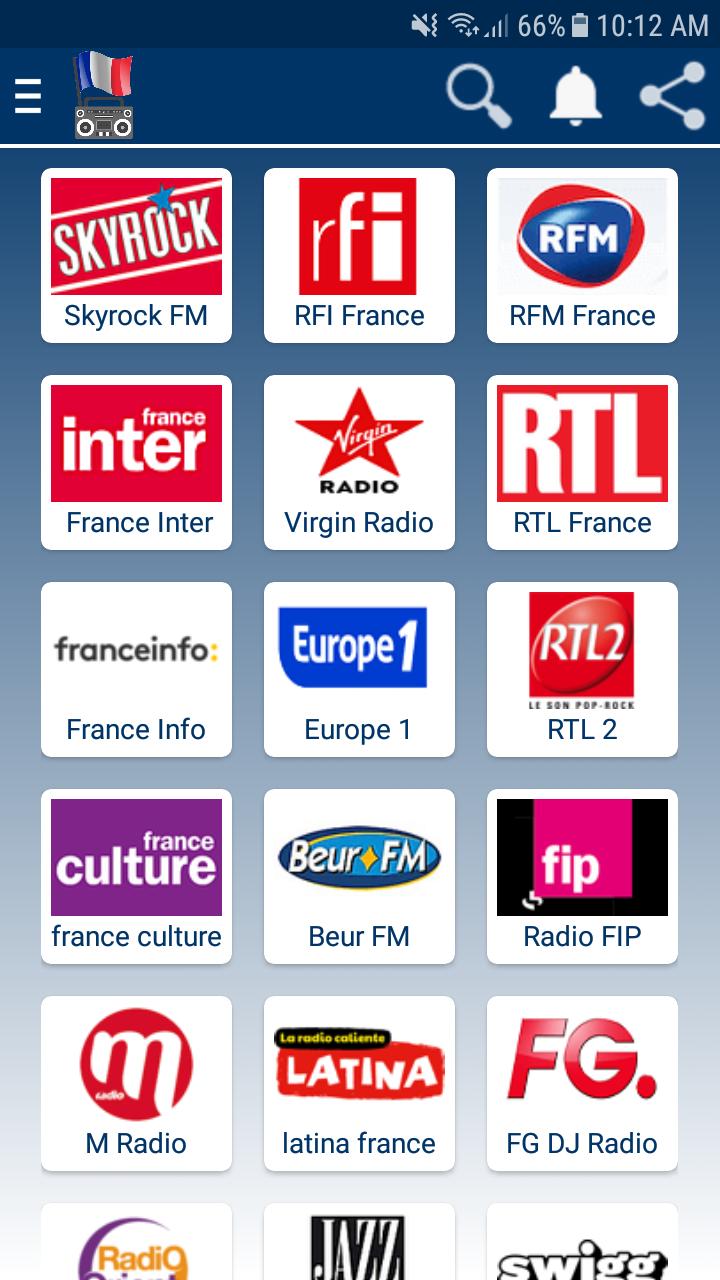 Descarga de APK de Radio de France en direct GRATUIT para Android