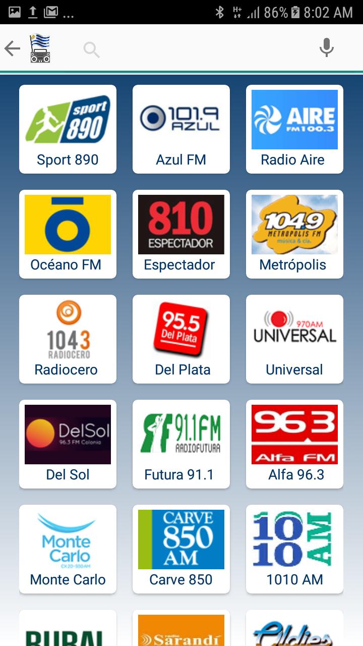 Radios de Uruguay en vivo GRATIS pour Android - Téléchargez l'APK