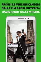 Radio Radio 104.500 FM Roma Gratis Listen Online capture d'écran 1