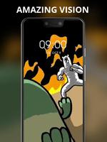 Radish fight fire live wallpaper الملصق