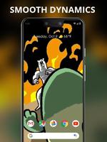 Radish fight fire live wallpaper 截图 1