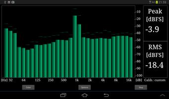 RTA Audio Analyzer captura de pantalla 3