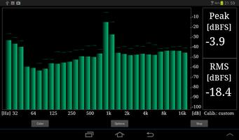 RTA Audio Analyzer captura de pantalla 2