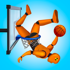 Ragdoll Dunk. Crazy basketball-icoon
