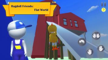 Ragdoll Friends: Flat World capture d'écran 3