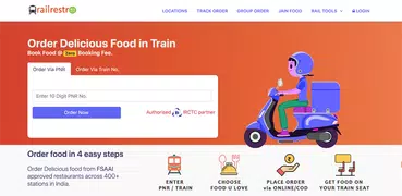 RailRestro-Order Food on Train