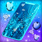 Water RainDrops Live Wallpaper আইকন