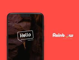 Rainbow Kwgt الملصق