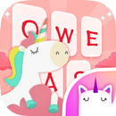 Kızlar için Kedi Meme Unicorn Klavye Tema APK