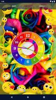 Rainbow Clock HD Wallpapers capture d'écran 2