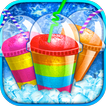 Rainbow Frozen Slushy Maker: Ice Candy Slush Maker
