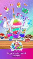 Rainbow Frozen Slushy Maker: Ice Candy Slush Maker постер