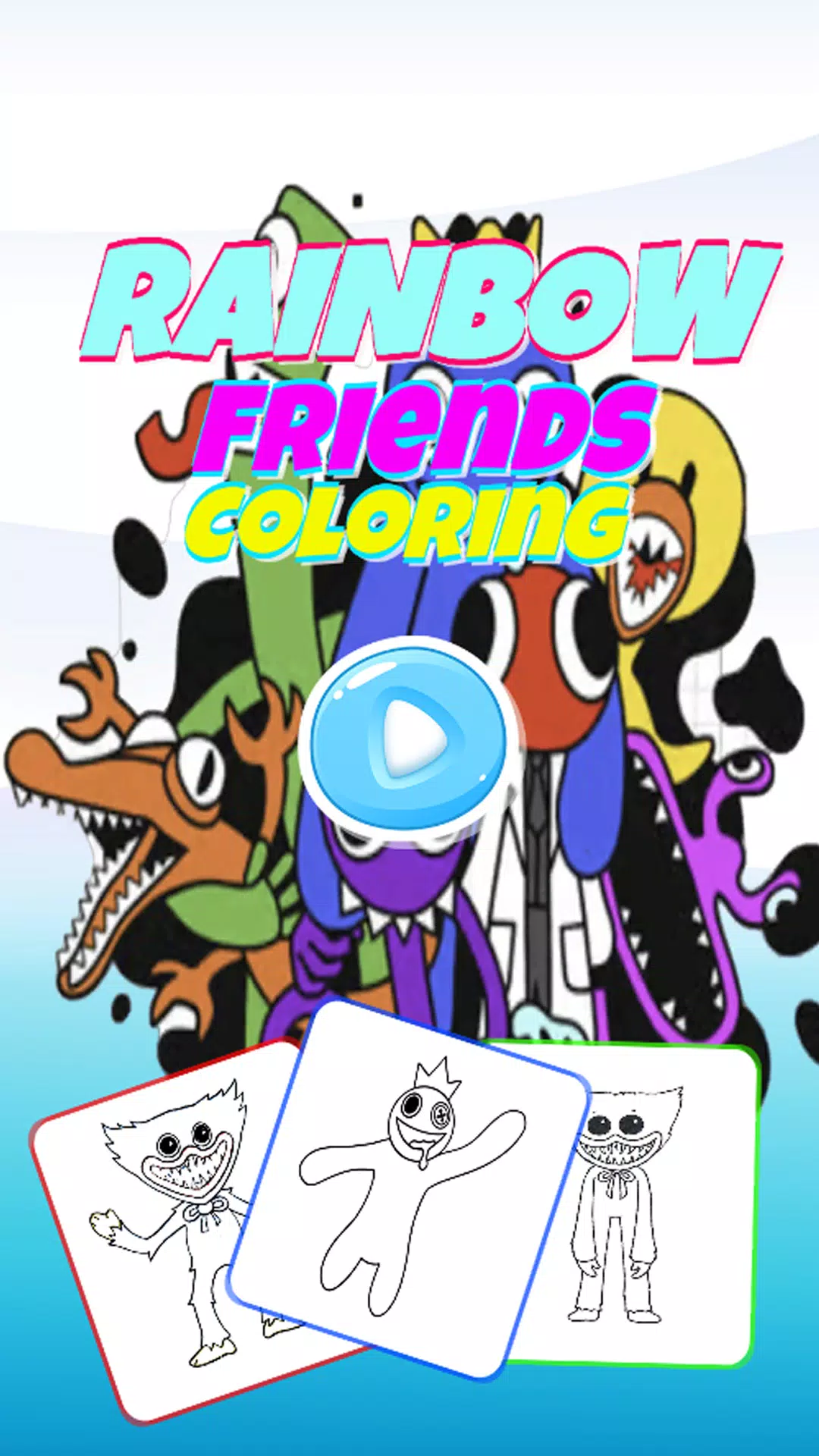 About: Rainbow Friends Coloring Book (Google Play version)