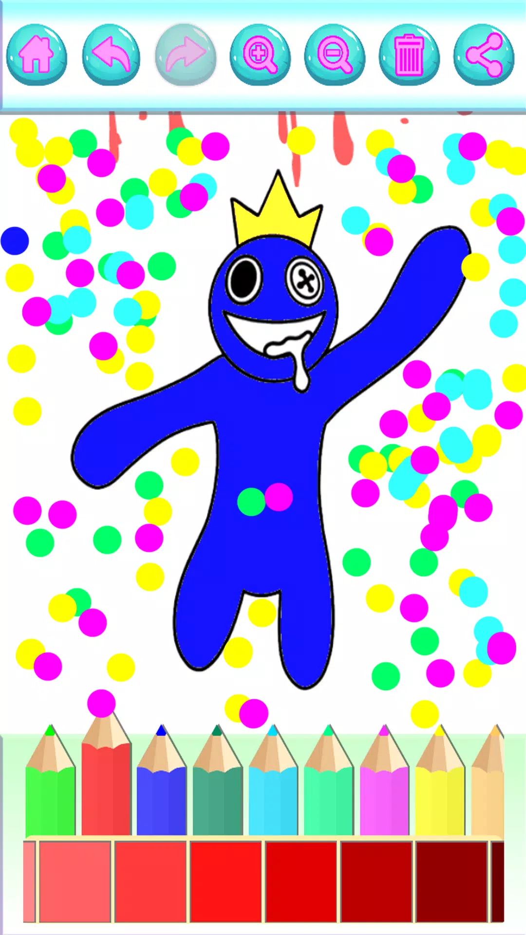 Download do APK de Rainbow Friends coloring blue para Android