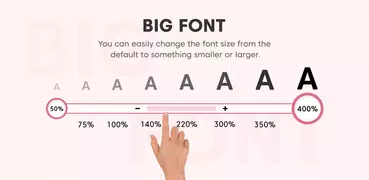 Big Font : Change Font Size