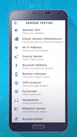Sensor Test Toolbox اسکرین شاٹ 1