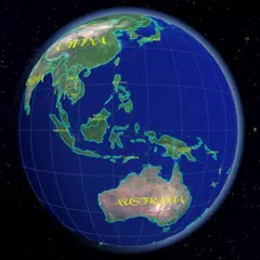 Planet Earth Political Map Icon