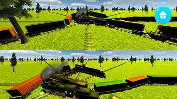 Crash of Trains Railroad Sim capture d'écran 1