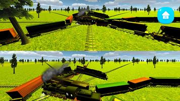 Crash of Trains Railroad Sim Ekran Görüntüsü 1