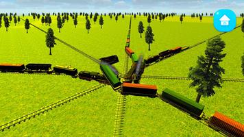 Crash of Trains Railroad Sim Ekran Görüntüsü 2