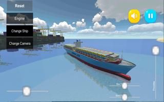 Atlantic Virtual Line Ships Plakat