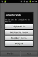 JavaScript IDE for Js & HTML5 syot layar 1