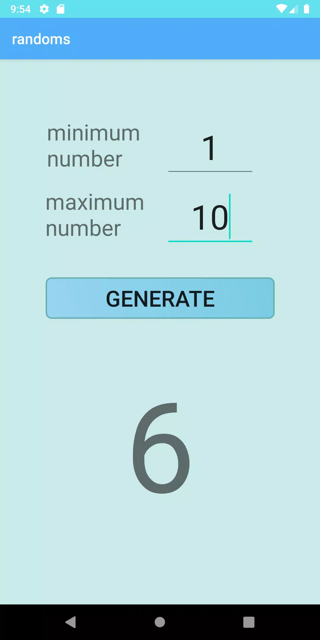 Generator de numere APK pour Android Télécharger