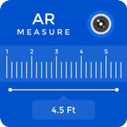 AR Ruler - Tape Measure Camera आइकन