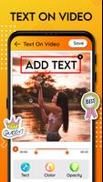 Add Text to Video, Write on Videos تصوير الشاشة 1