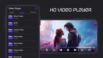 HD Video Player الملصق