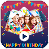 Happy Birthday Video Maker 2019 icône