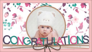 Congratulations Photo Frame poster